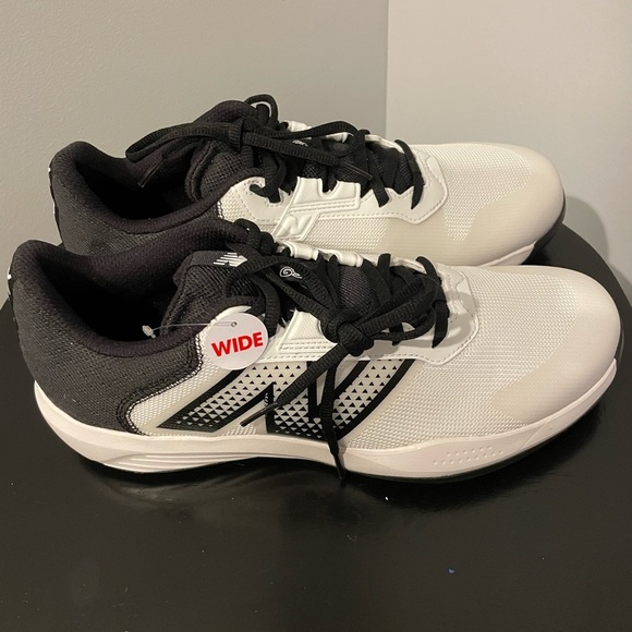 New Balance 696 Men's White and Black Sneakers size 9 wide. NWT - Picture 4 of 8